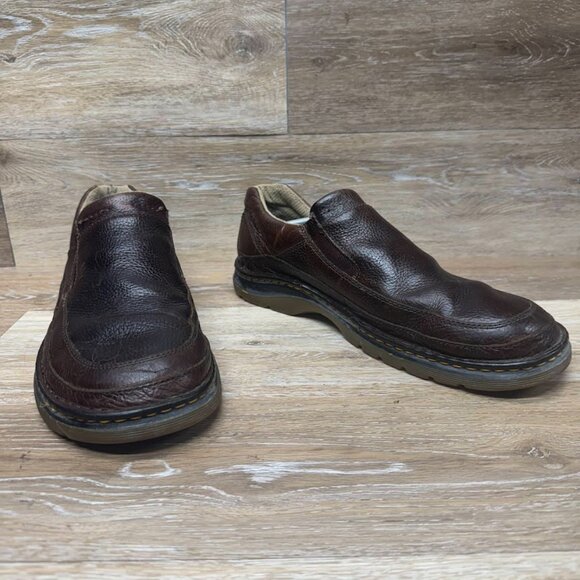 Dr. Martens Brown Leather Apron Loafers Men's Size 14 - Picture 6 of 7